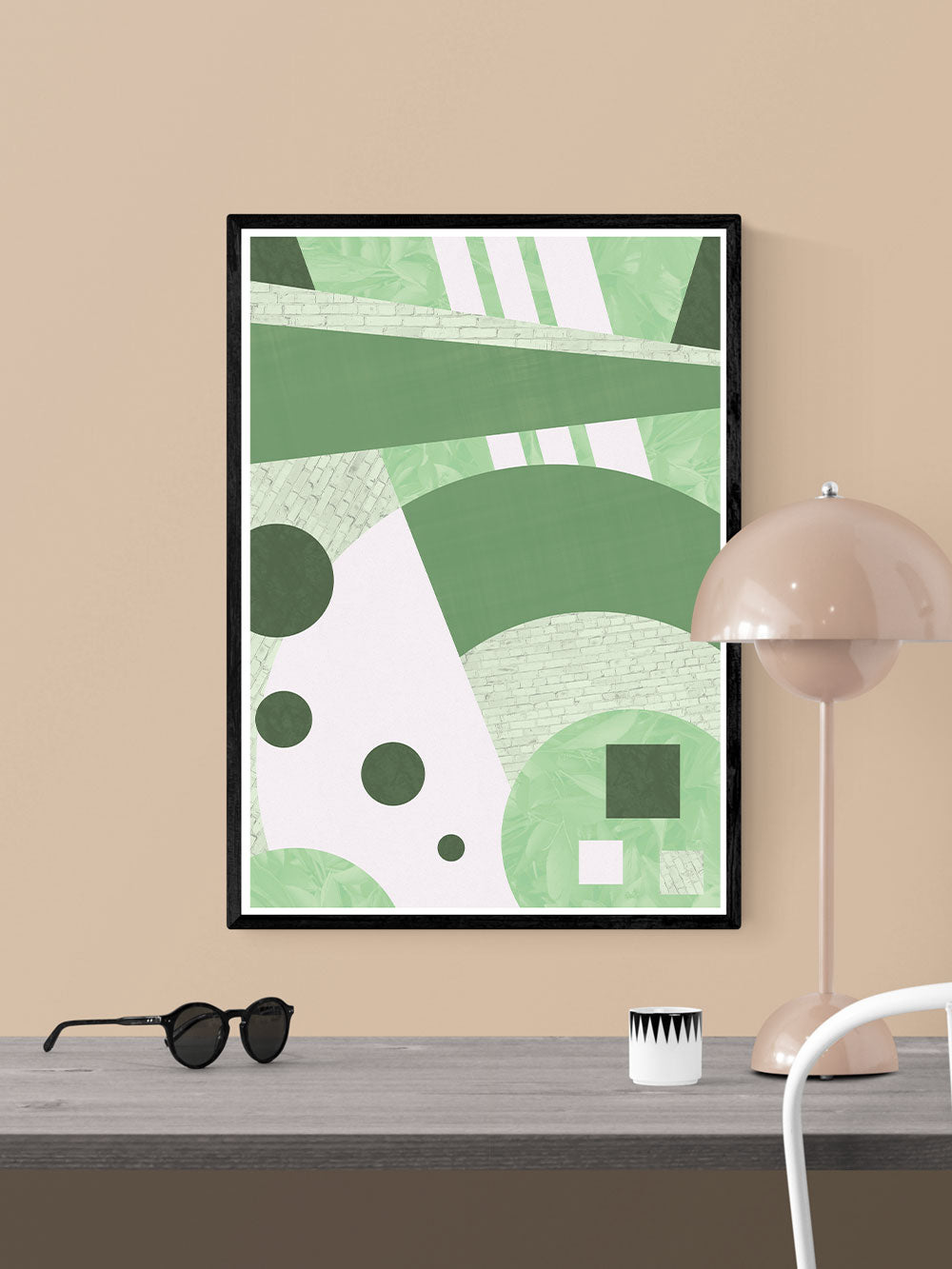 Garden Funk Geometric Pattern Print