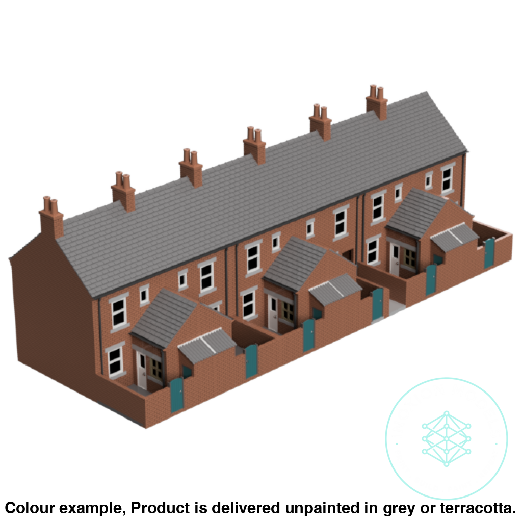 Victorian Terrace House Model Set 6 Pack TT120 3mm Scale