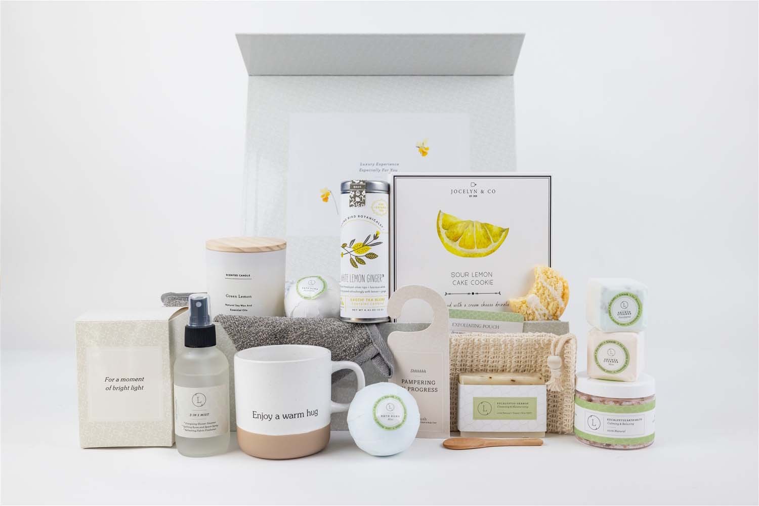 Get Well Gift Set of 14 Items - All Natural Care Package