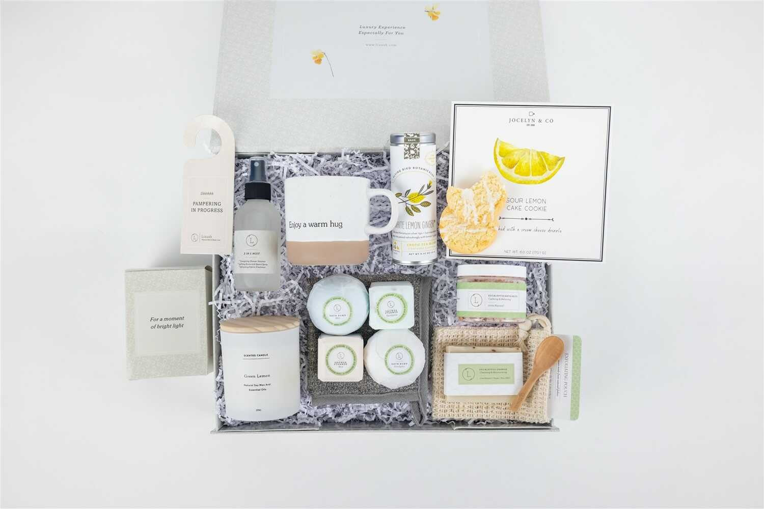 Get Well Gift Set of 14 Items - All Natural Care Package