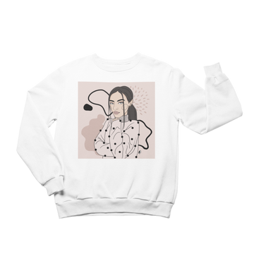 Unisex Crewneck Sweatshirt with Illustration - Abstract