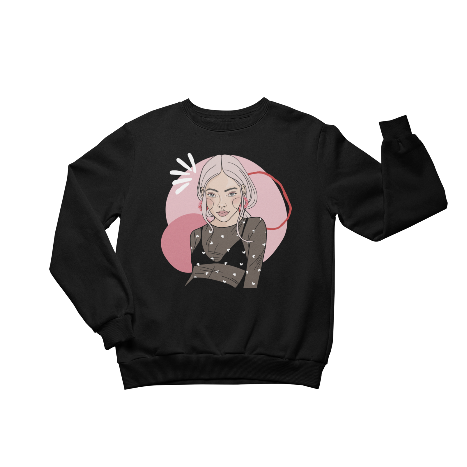 Comfortable Crewneck Sweatshirt by Getter Tiivits - Eco-Friendly & Unisex by Getter Tiivits at www.brixbailey.com