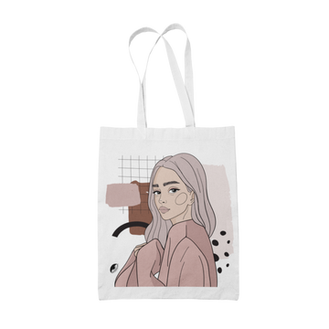 Tote Bag with Illustration - Whisperer