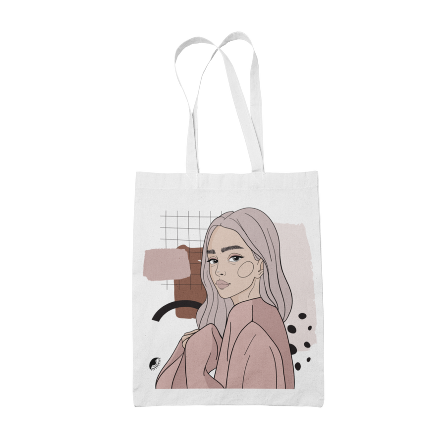 Tote Bag with Illustration - Whisperer