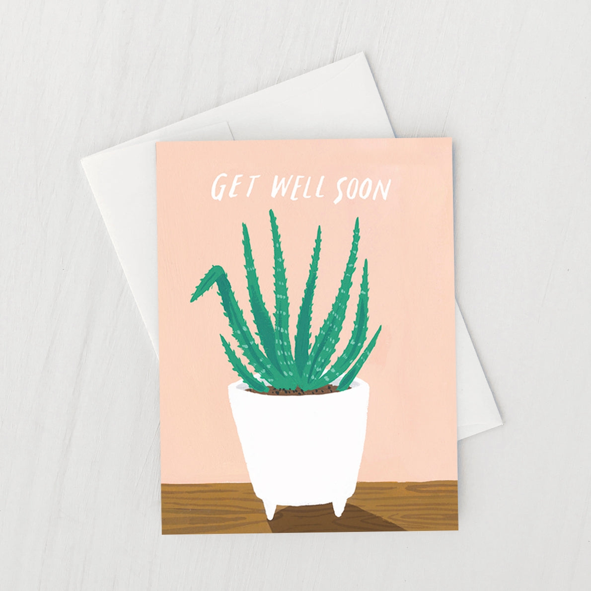 Get Well Soon Aloe Vera Card