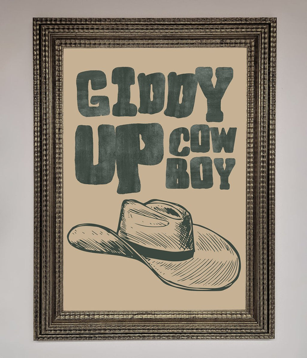 Giddy Up Framed Poster