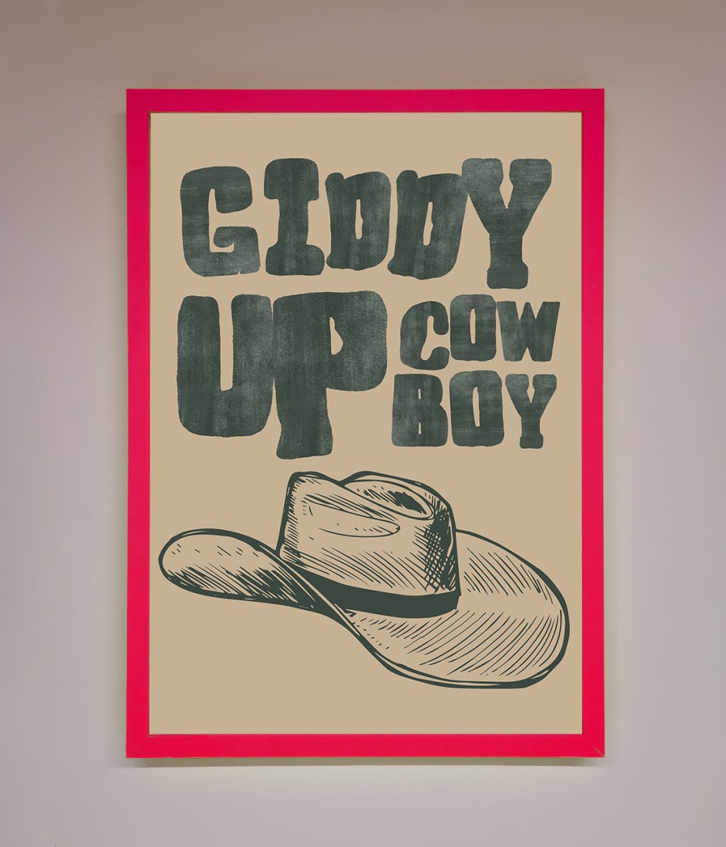 Giddy Up Framed Poster
