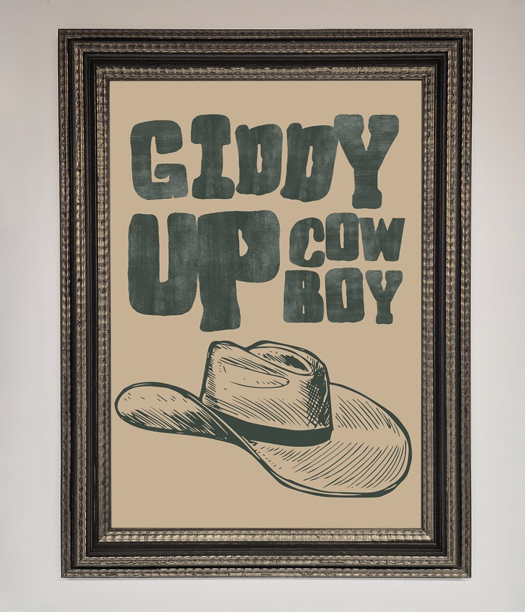 Giddy Up Framed Poster