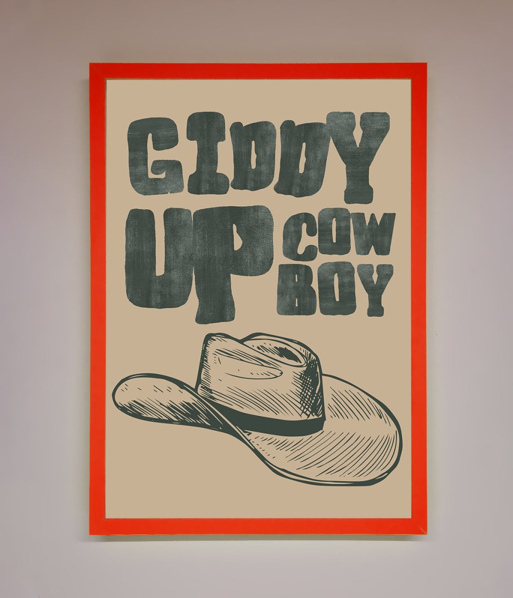 Giddy Up Framed Poster