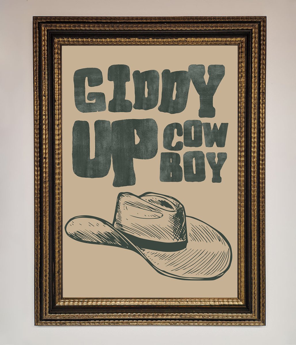 Giddy Up Framed Poster