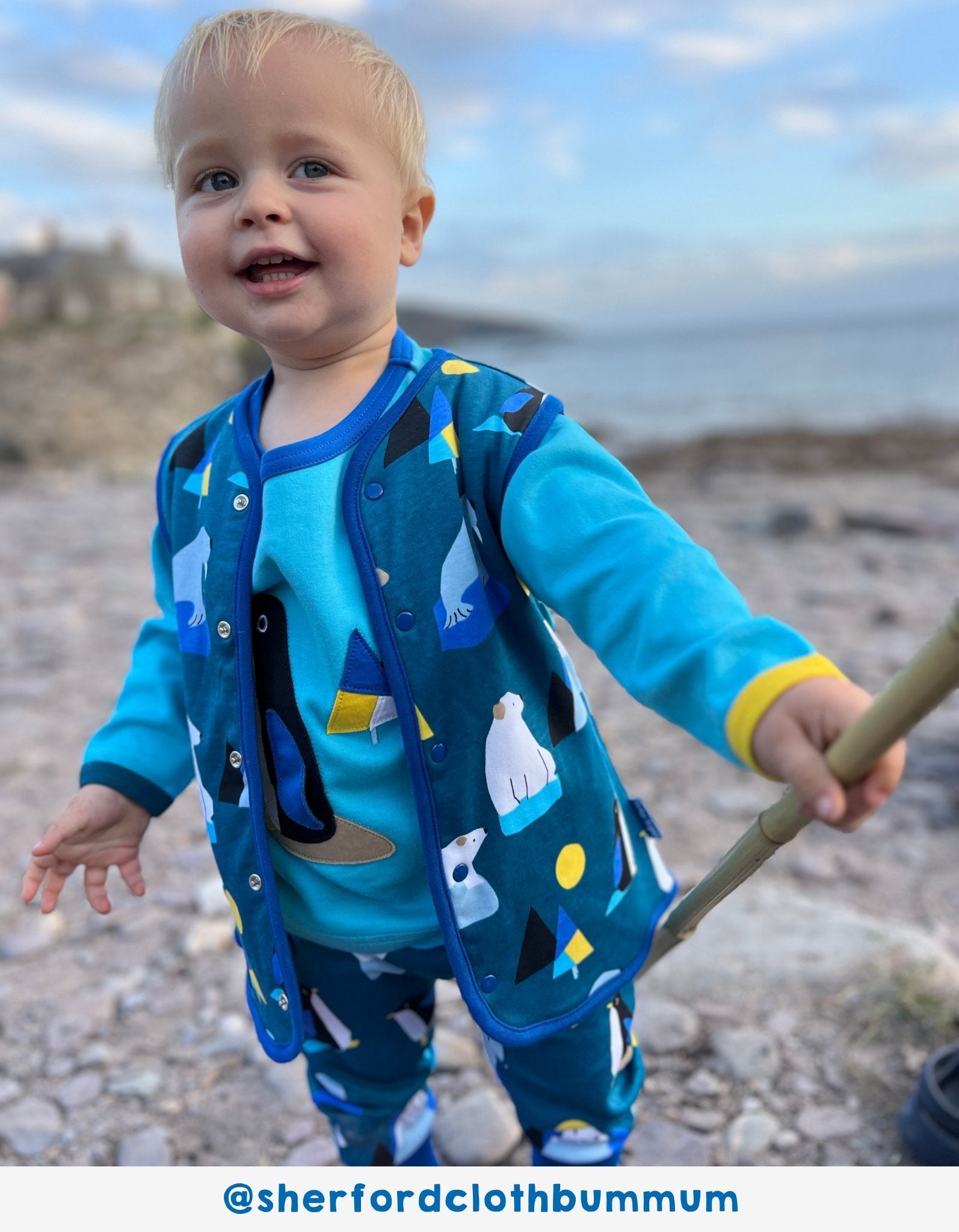 Organic Arctic Reversible Gilet