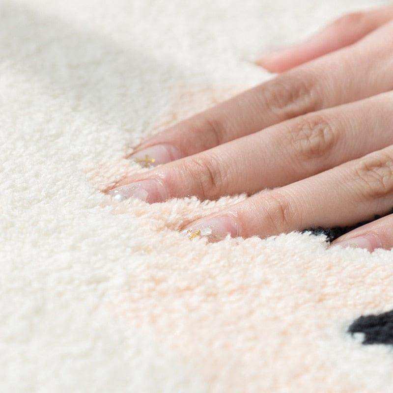 Girls Don't Cry Heart Rug