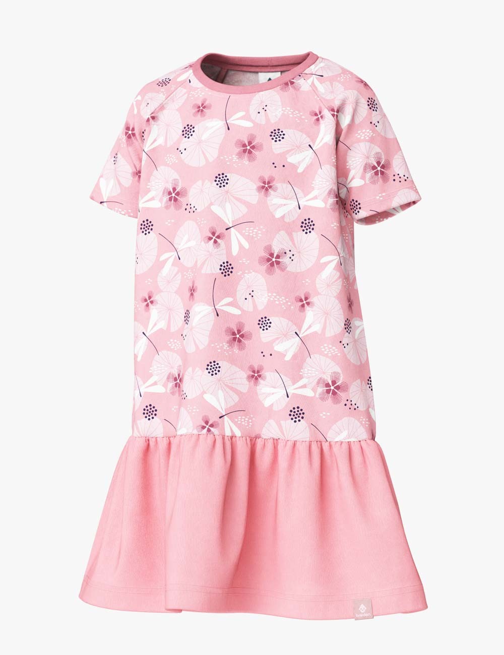 ERICA Short-Sleeved Dress - Cute Ruffles & Comfort Fit | Oeko-Tex Cotton by Breden at www.brixbailey.com