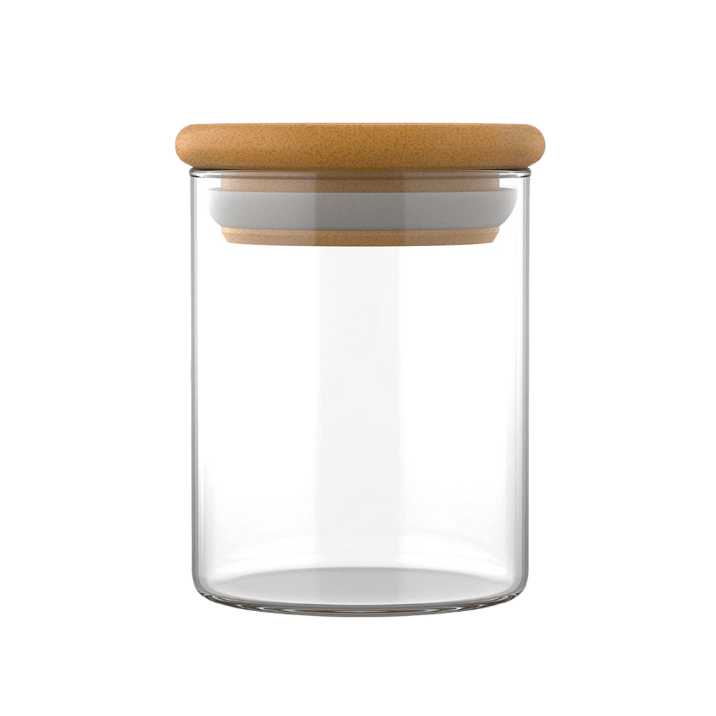 Glass Storage Jar With Airtight Bamboo Lid
