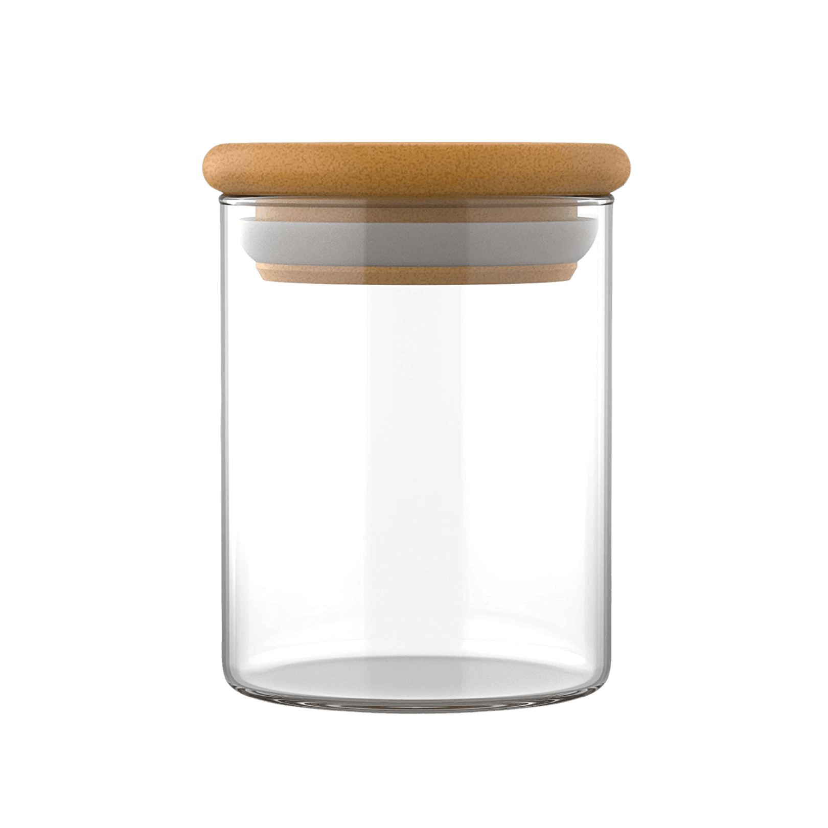 Glass Storage Jar With Airtight Bamboo Lid