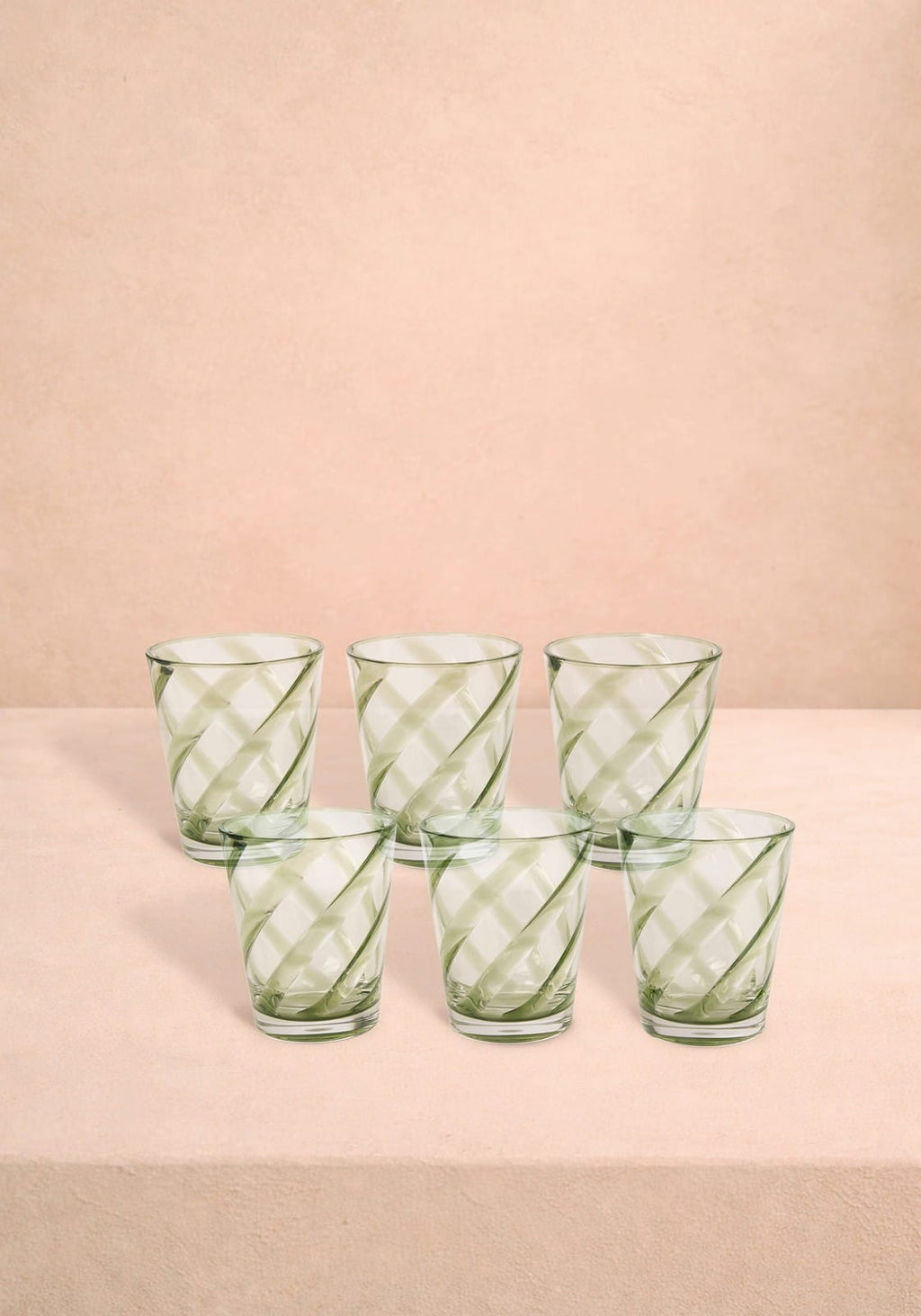 Poolside Gossip - Green Acrylic Tumbler x 6