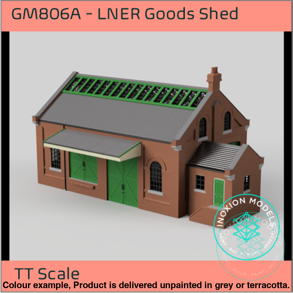 Detailed Goods Shed Model TT120 3mm Scale