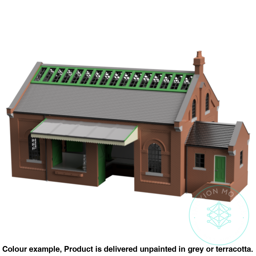 Detailed Goods Shed Model TT120 3mm Scale