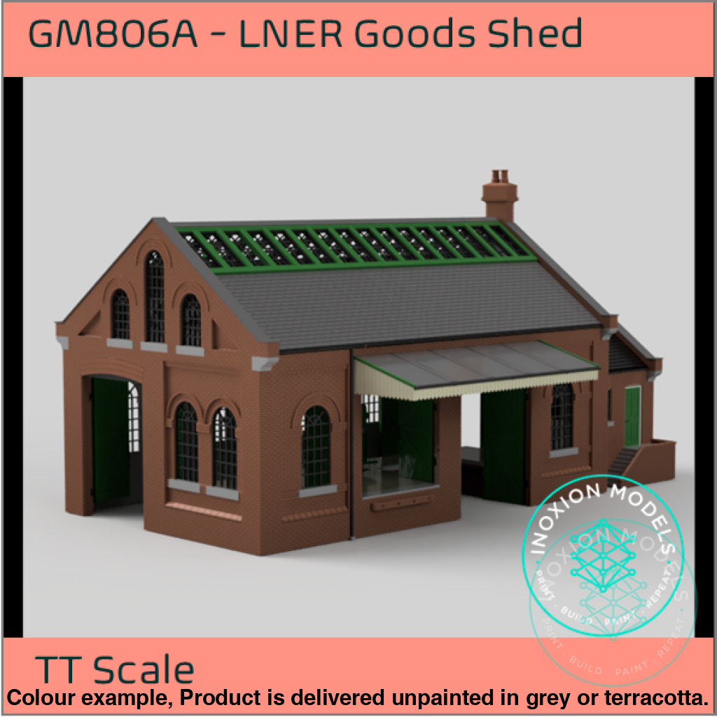Detailed Goods Shed Model TT120 3mm Scale