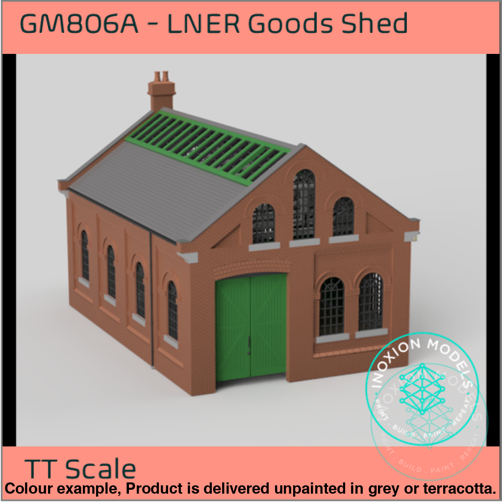 Detailed Goods Shed Model TT120 3mm Scale