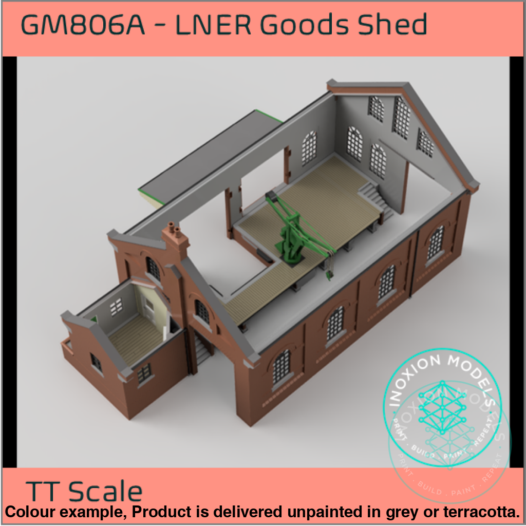 Detailed Goods Shed Model TT120 3mm Scale