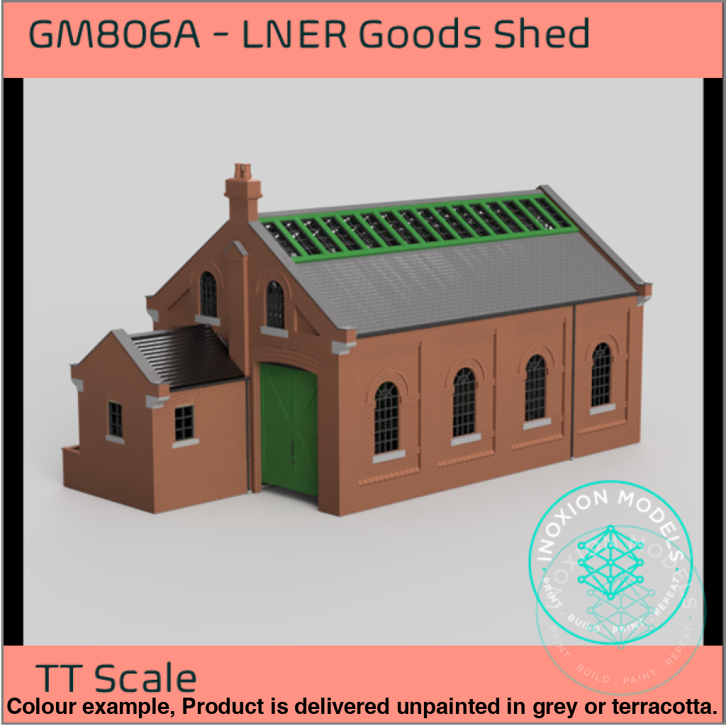 Detailed Goods Shed Model TT120 3mm Scale