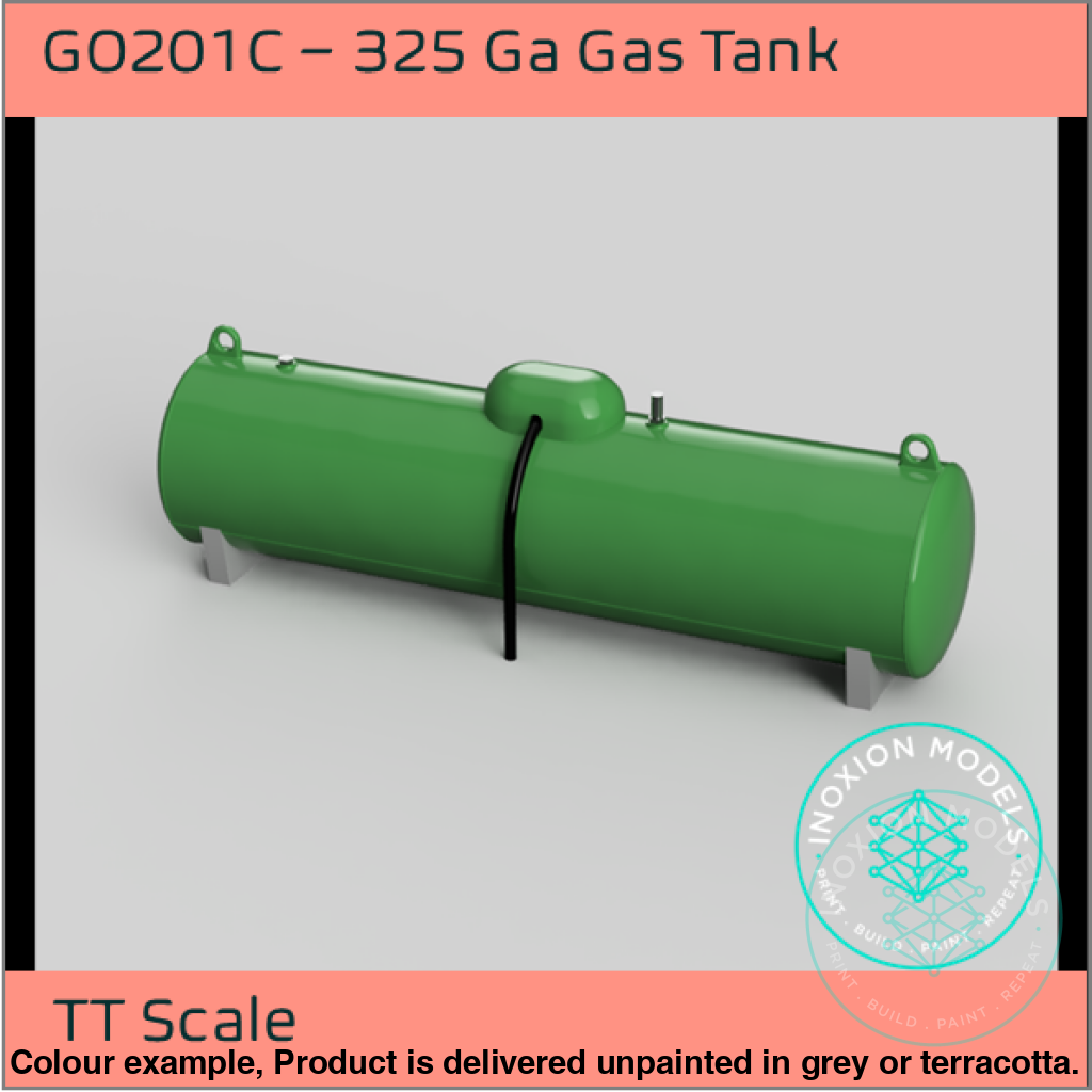 325 Gallon Gas Tank Models TT120 3mm Scale