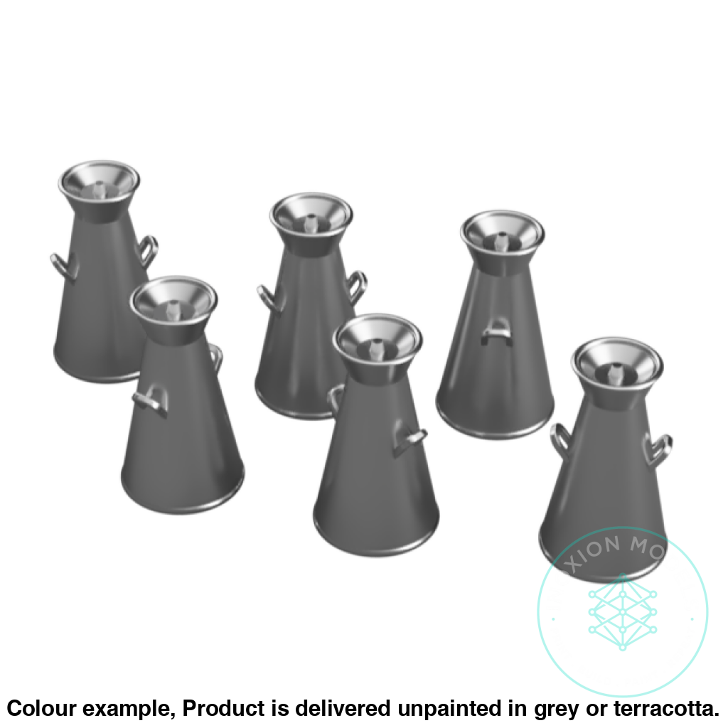 17 Gallon Milk Churns TT Scale Model Set