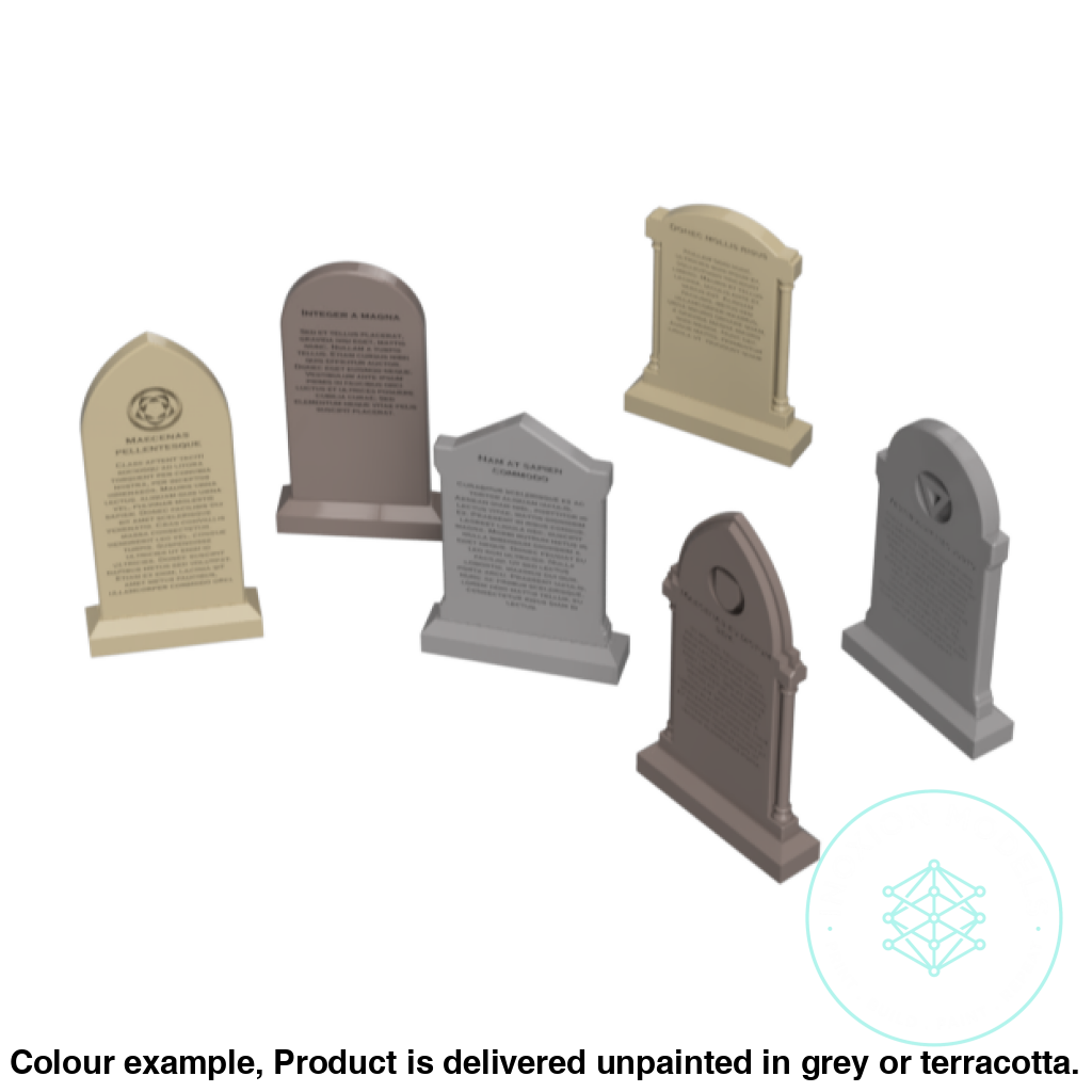 Old Gravestones TT120 3mm Scale Model Set
