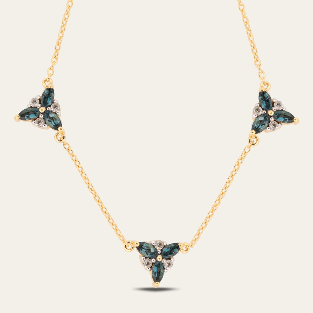 Gold Topaz Necklace - Galene