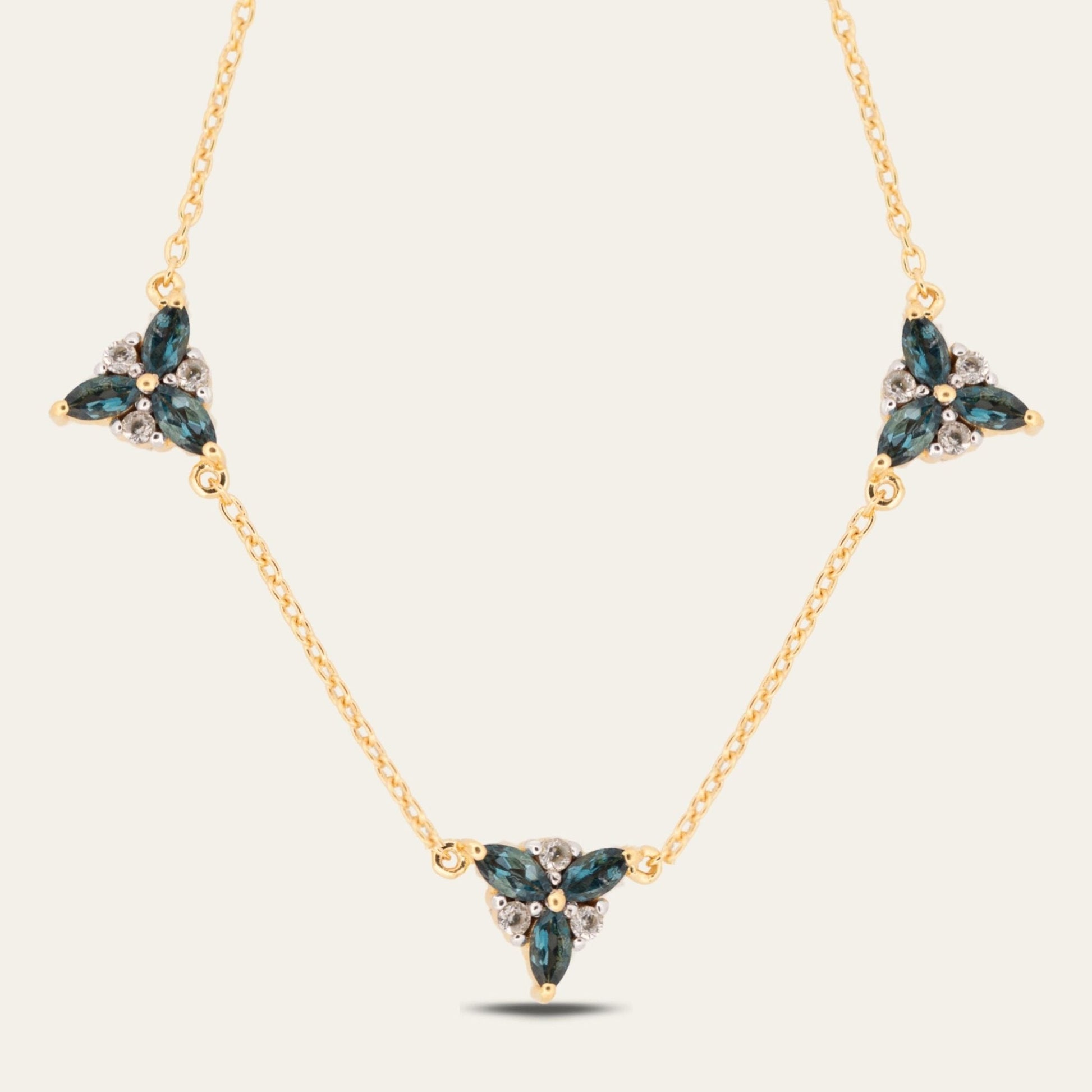 Gold Topaz Necklace - Galene