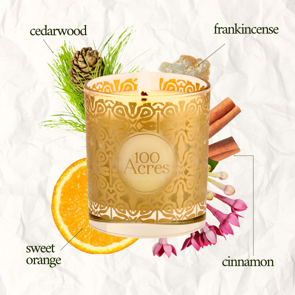 Golden Orange, Cinnamon & Frankincense Single-Wick Scented Candle