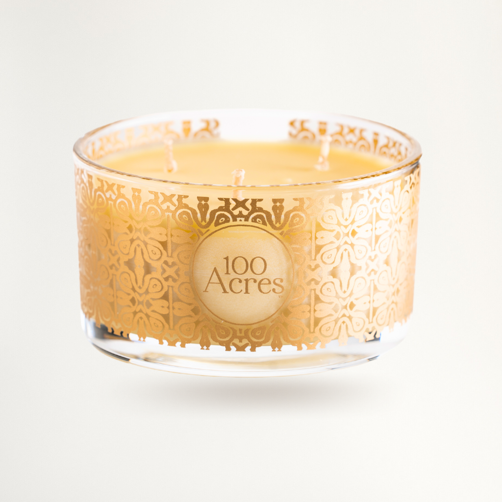 Golden Orange, Cinnamon & Frankincense Three-Wick Scented Candle