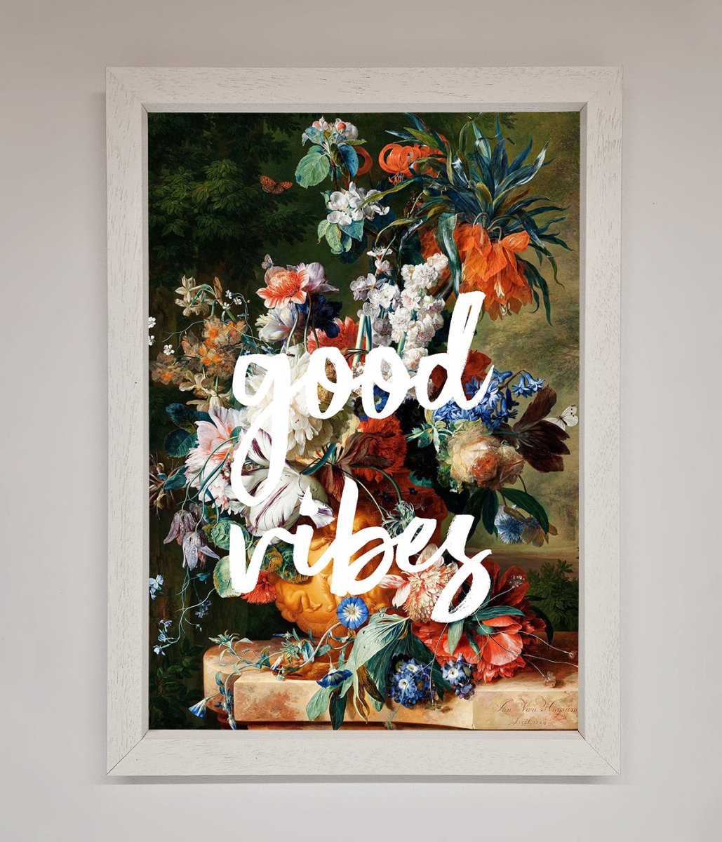 Good Vibes Framed Wall Art