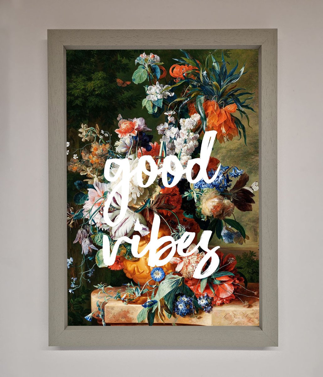 Good Vibes Framed Wall Art