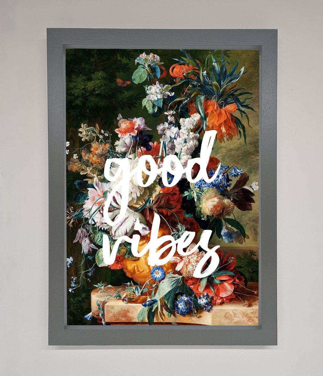 Good Vibes Framed Wall Art
