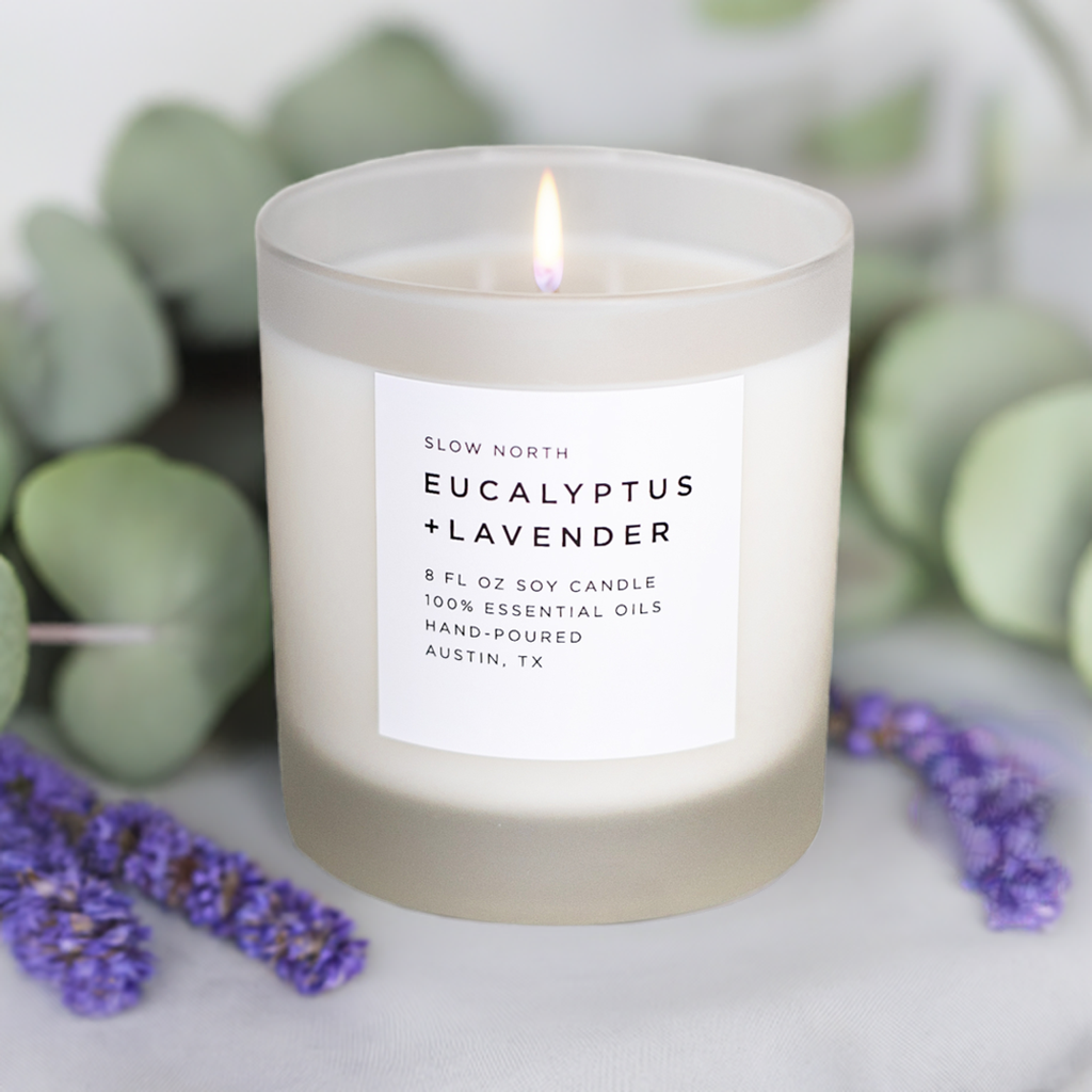 Eucalyptus and Lavender Candle