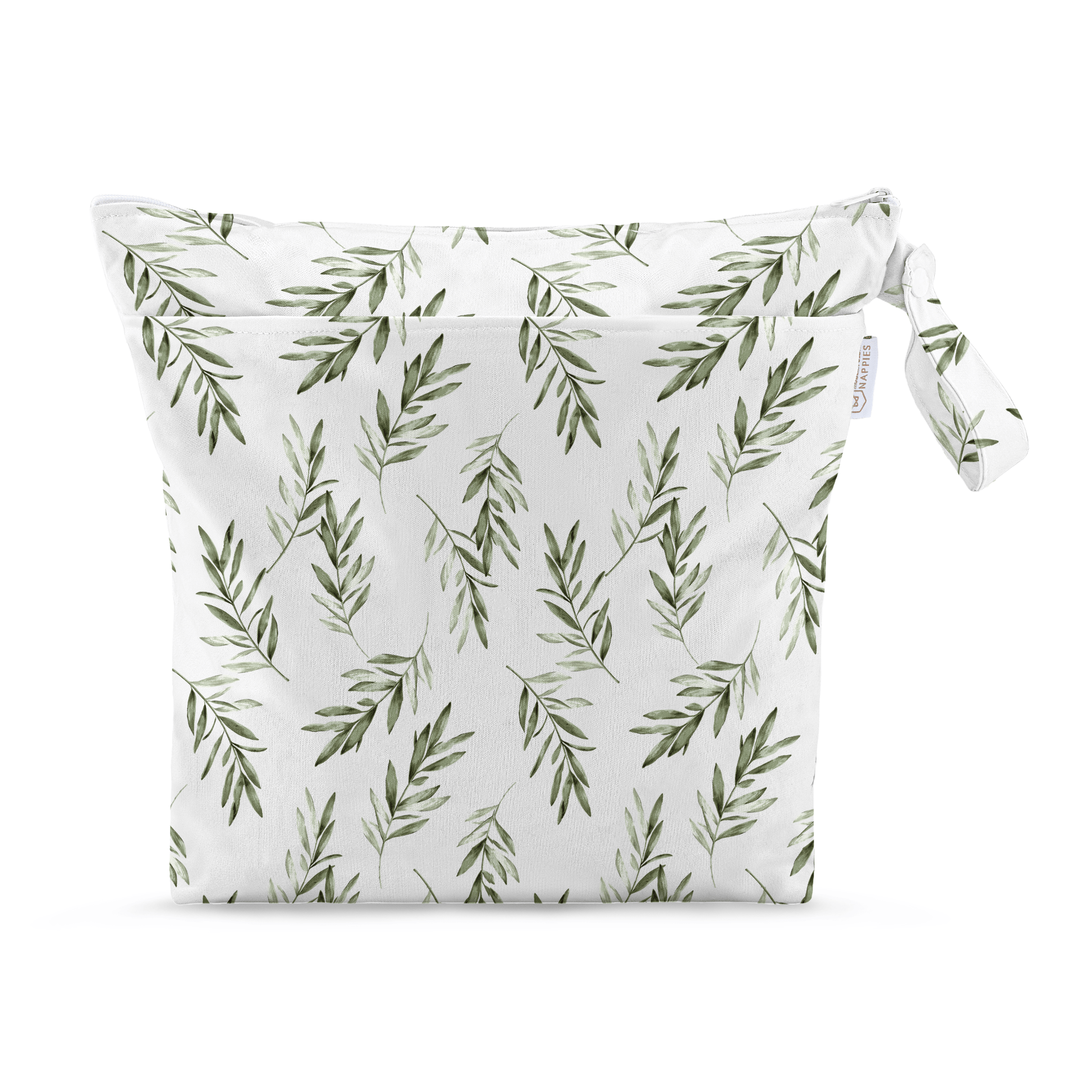 Grab and Go Nappy Wet Bag with Handle in Eden