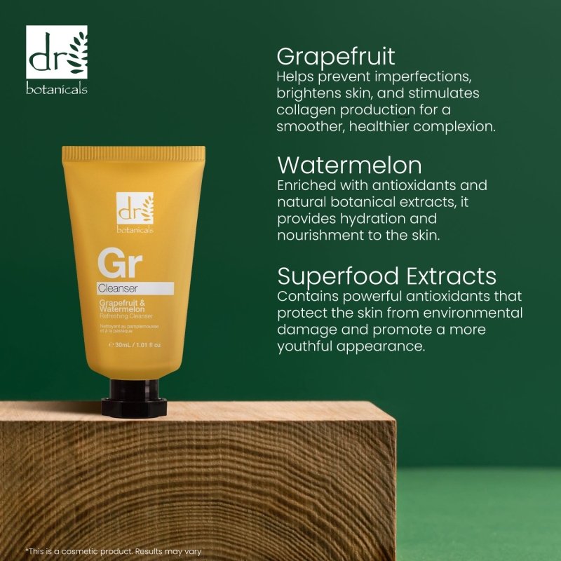 Grapefruit and Watermelon Refreshing Cleanser 30ml