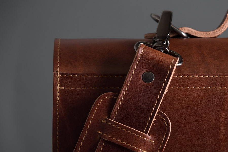 Luxury Leather Satchel – Timeless Style & Modern Functionality by Craftory at brixbailey.com