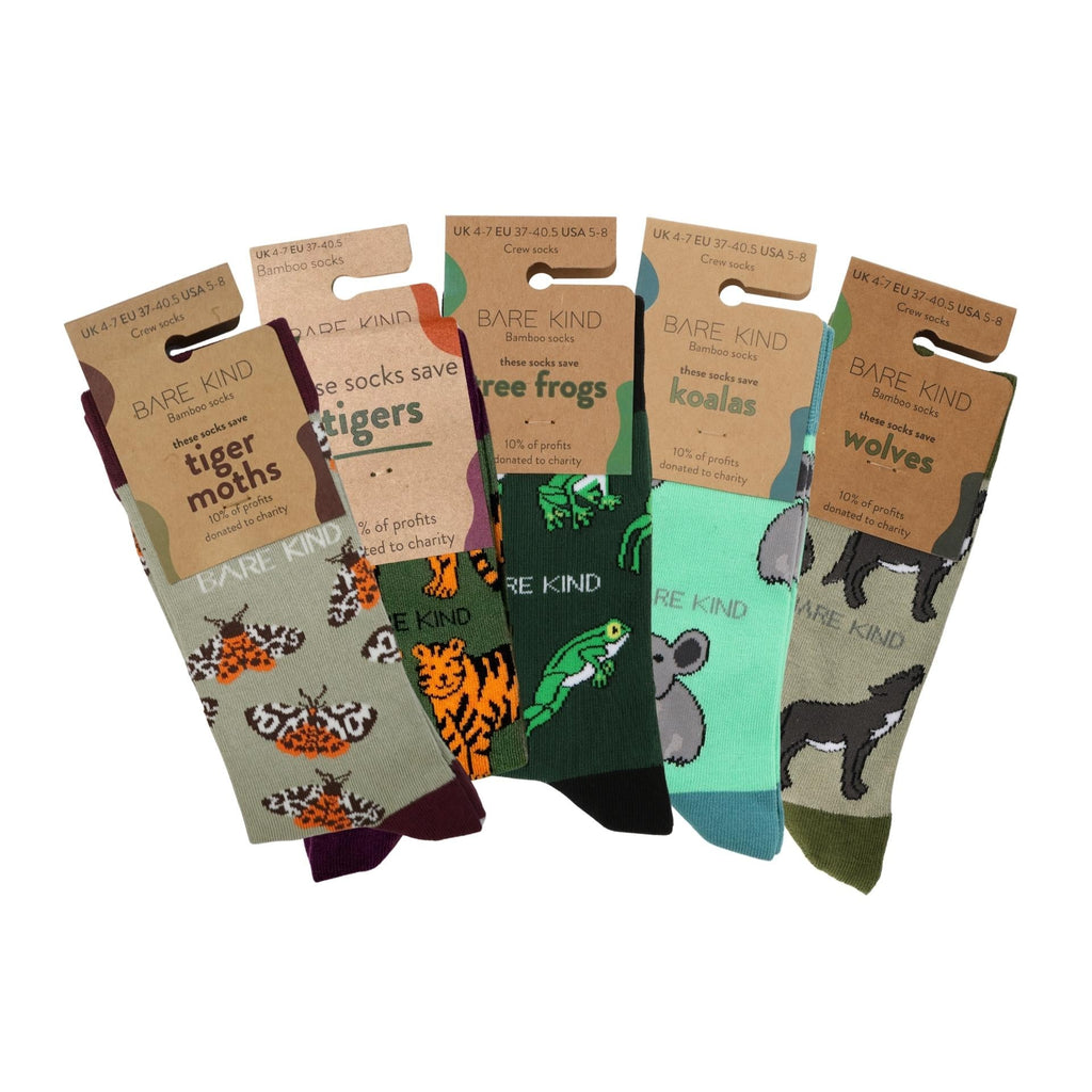 Green Lover 5 Bamboo Sock Set