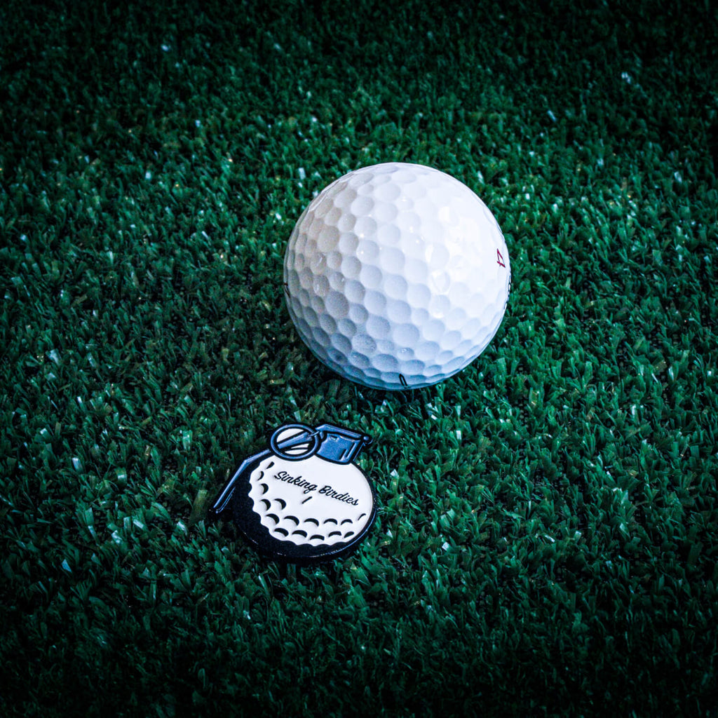 Grenade Golf Ball Marker