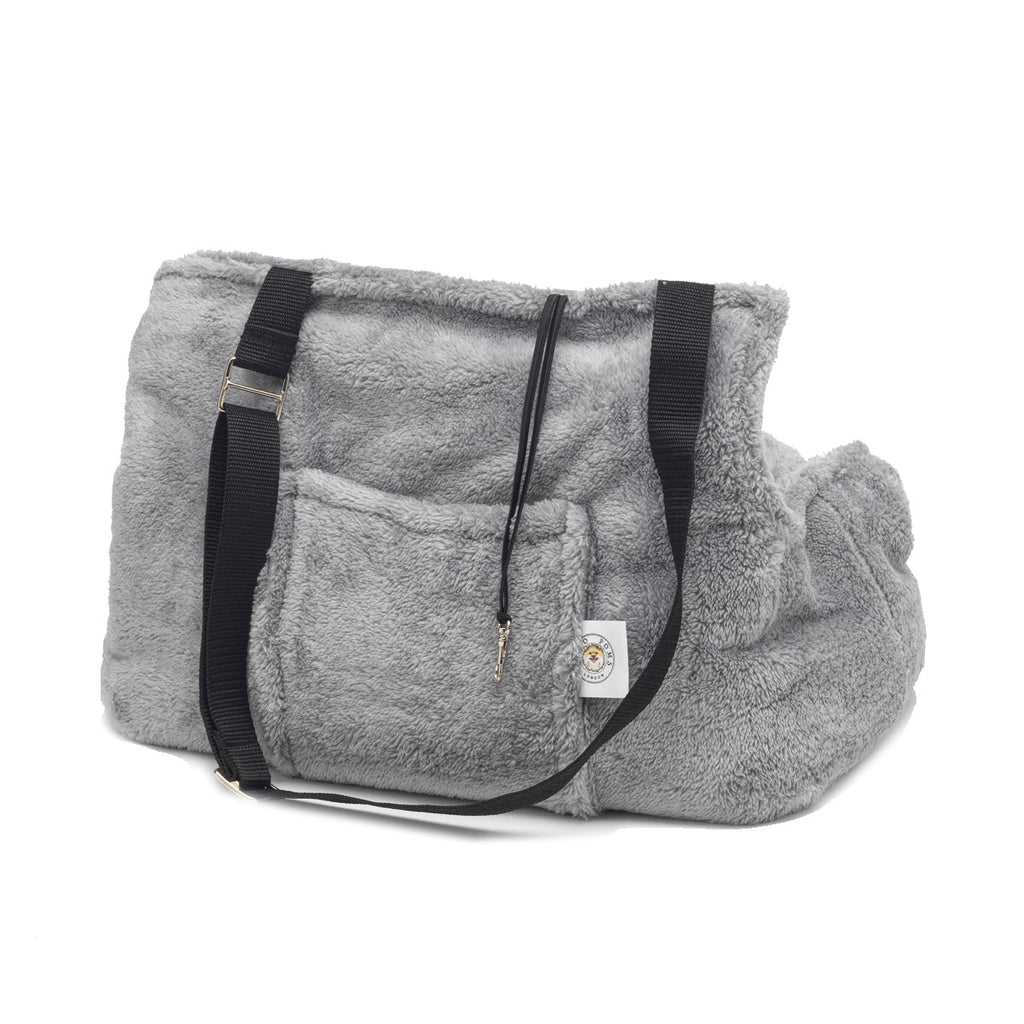 Soho Poms Grey Teddy Bear Dog Carrier