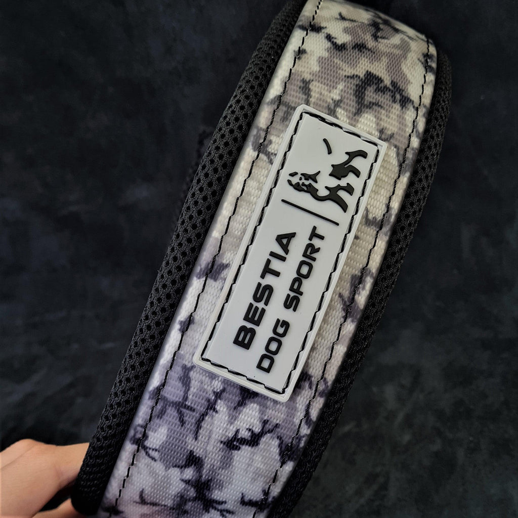 Dog Sport Collar Grey Camo Ultra Heavy Duty