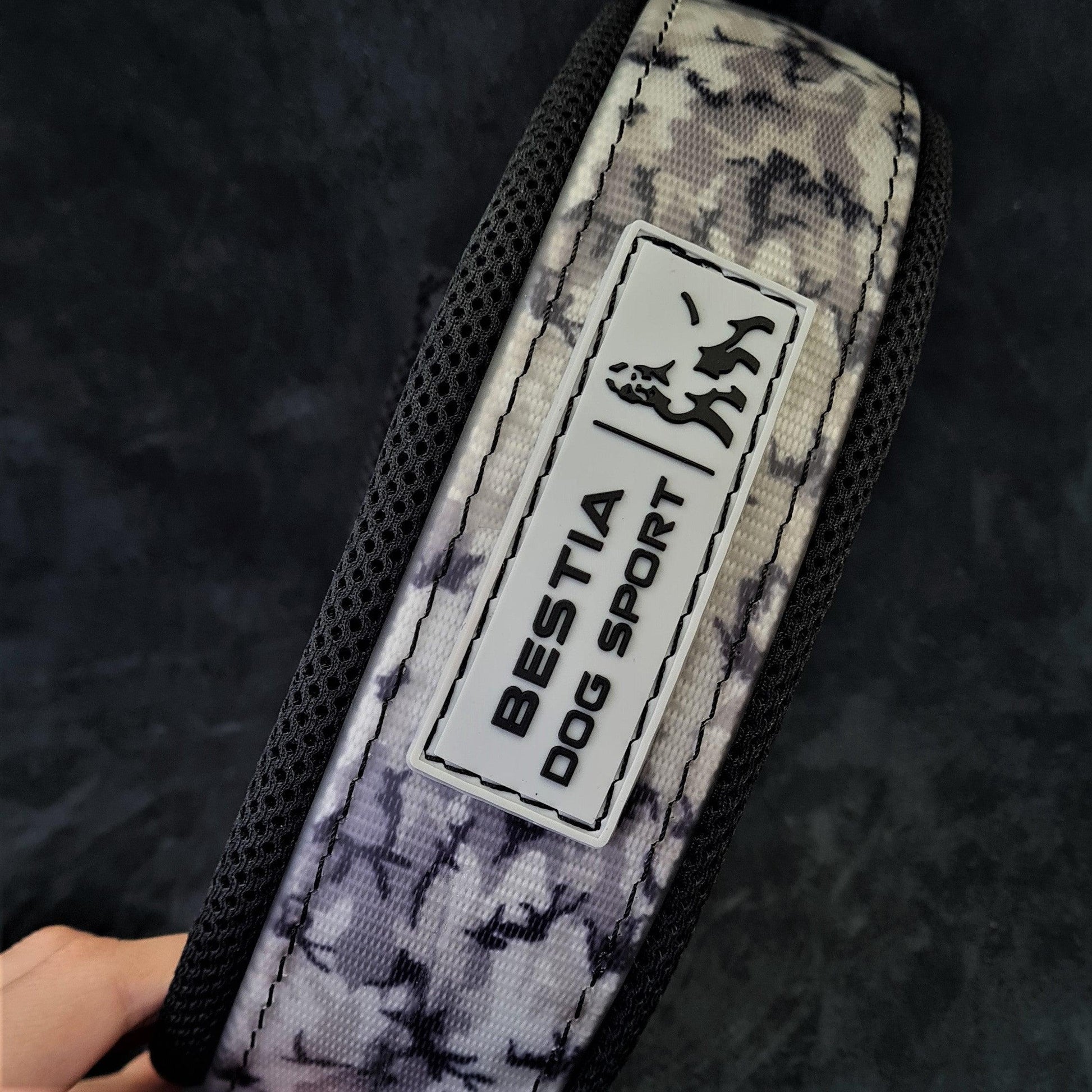 Dog Sport Collar Grey Camo Ultra Heavy Duty
