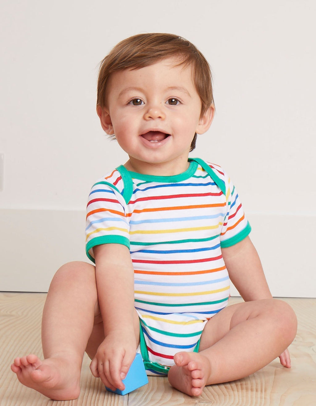 Organic Rainbow Print Baby Gift Set