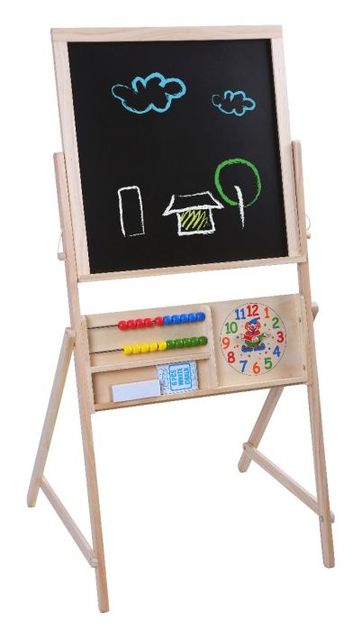 Double-Sided Chalkboard for Kids – Safe & Educational by Gerardo's Toys at www.brixbailey.com