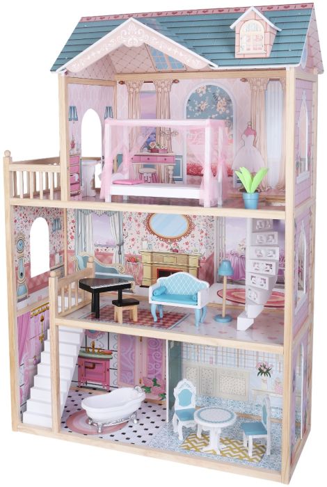 Gerardo's Wooden Dollhouse – Three-Story, Furnished & Safe by Gerardo's Toys at www.brixbailey.com