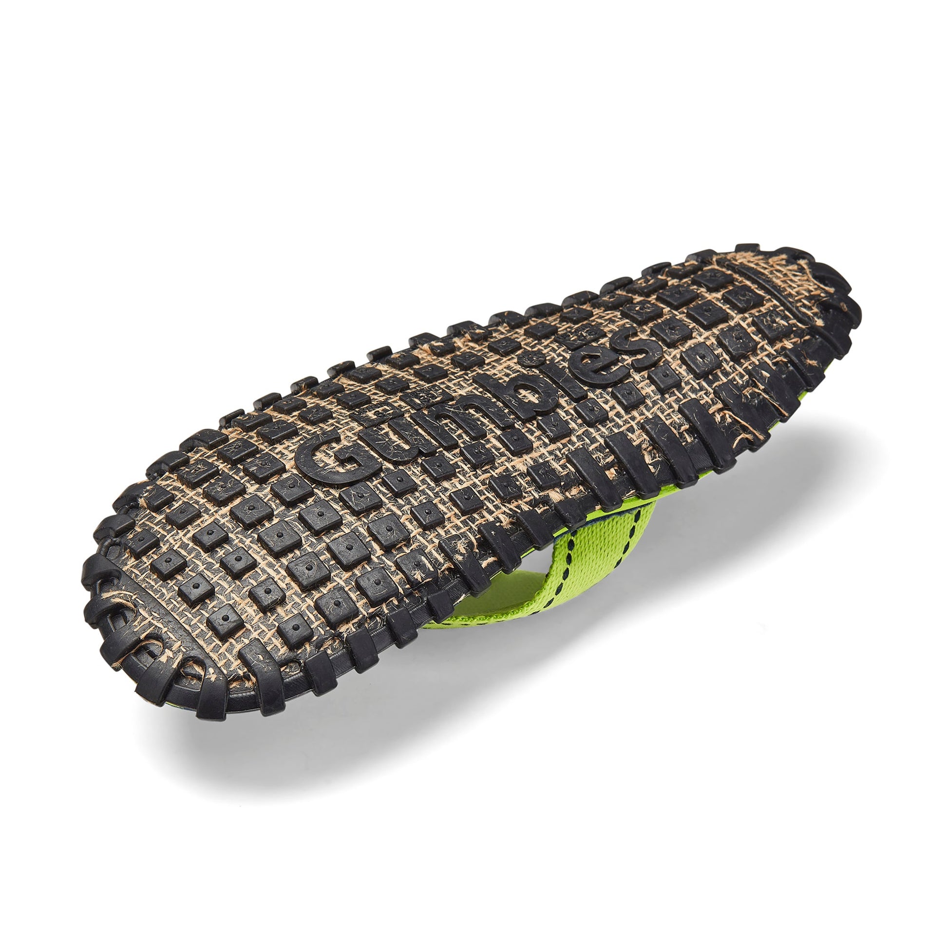 Islander Flip Flops Men's Lime Hibiscus