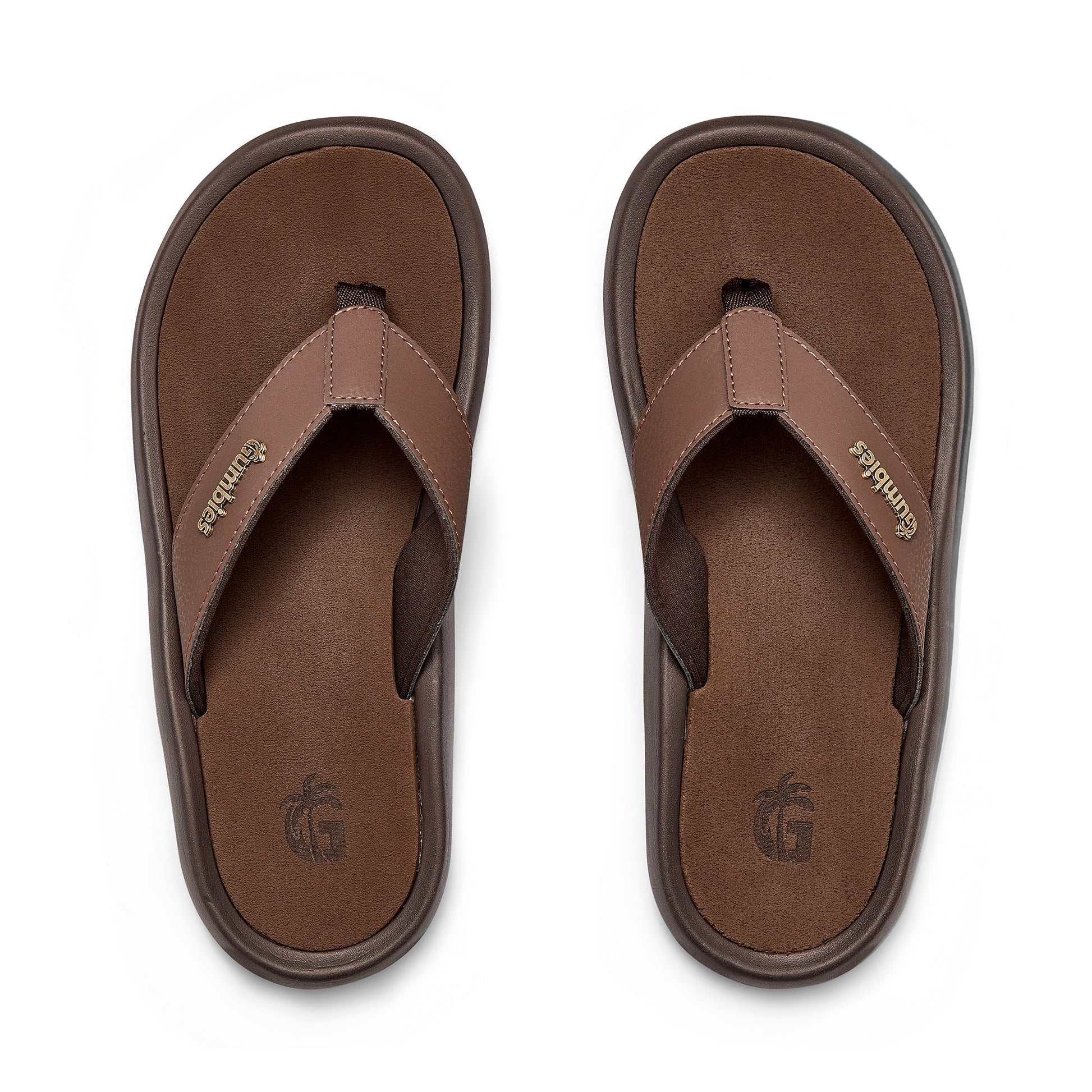 Brown Flip Flops for Men
